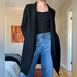 ZARA Knee length suede jacket